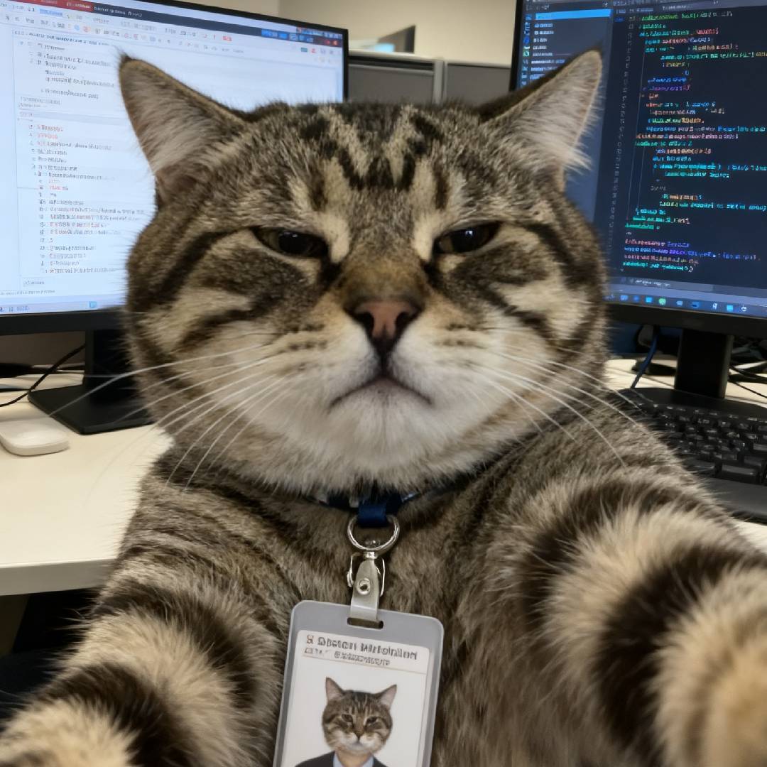 猫咪鸡蛋和面包